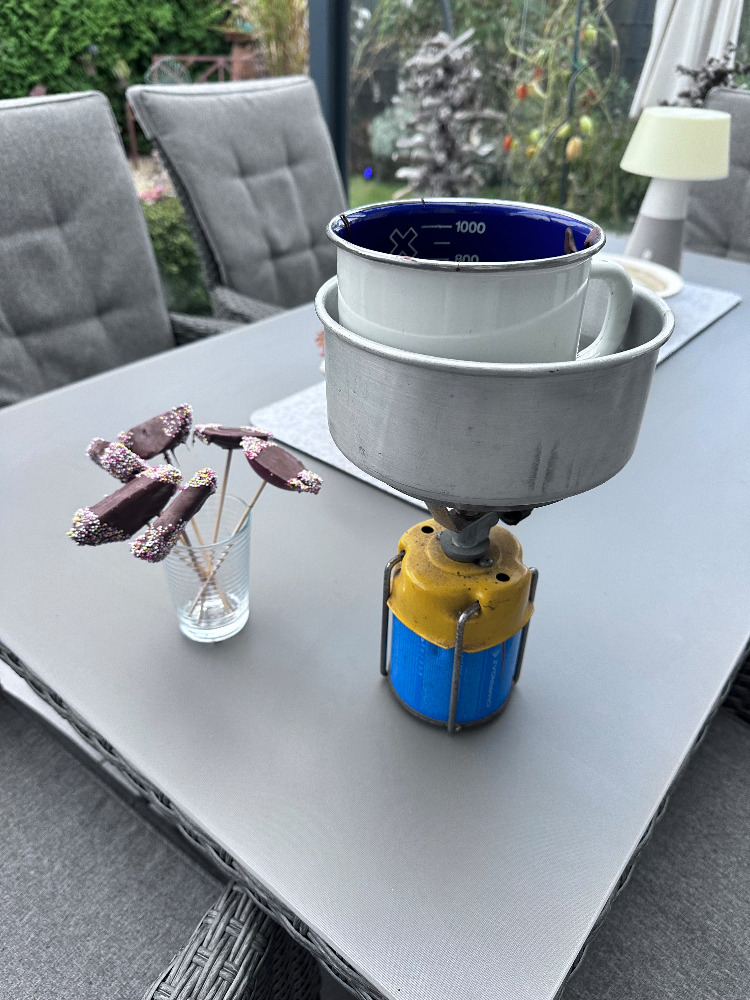 Apfelfest mit aufgebauten Ständen